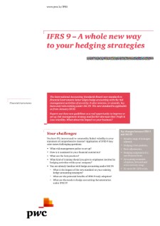 IFRS 9 - A whole new way to your hedging strategies