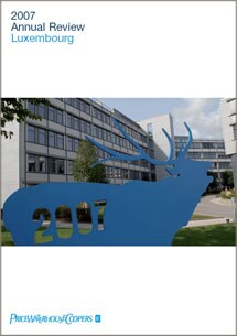 2007 Annual Review Luxembourg - Frontpage