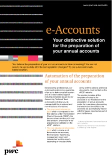 e-Accounts - Your distinctive solution for the preparation of your annual accounts