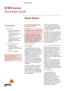 IFRS news - November 2018